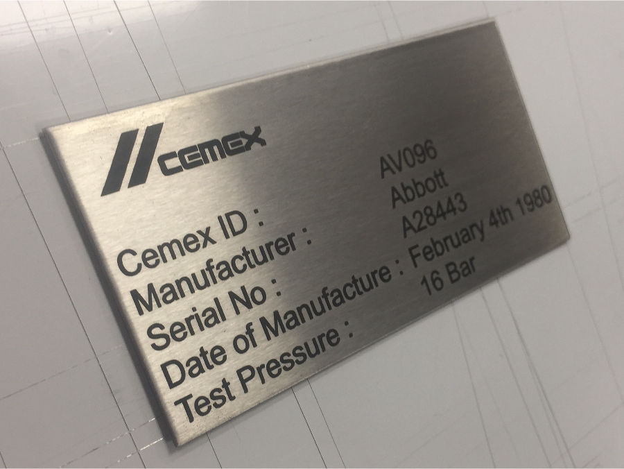 Stainless Steel Nameplate